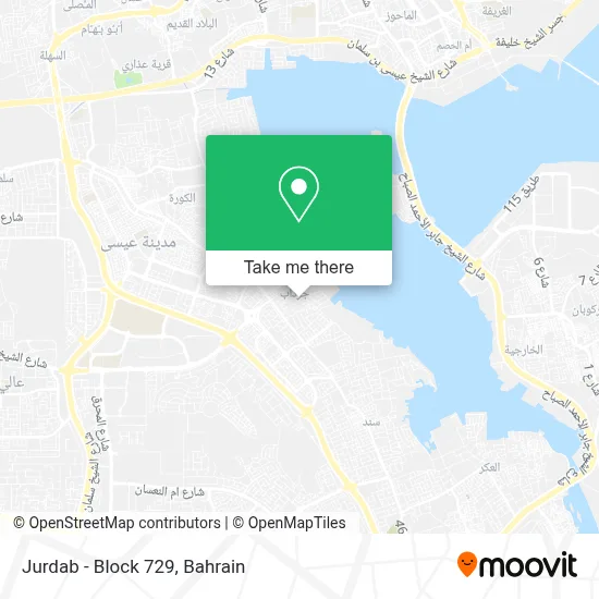 Jurdab - Block 729 map