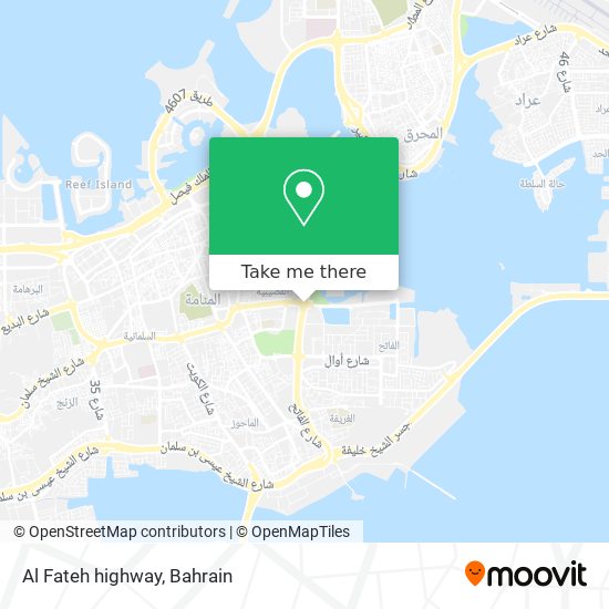 Al Fateh highway map