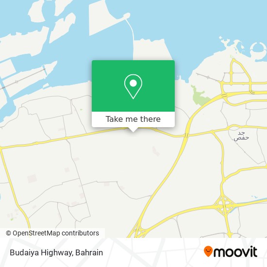 Budaiya Highway map