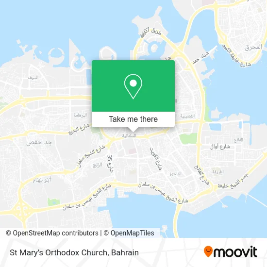 St Mary's Orthodox Church map