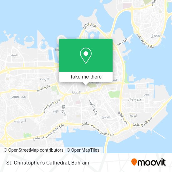St. Christopher's Cathedral map