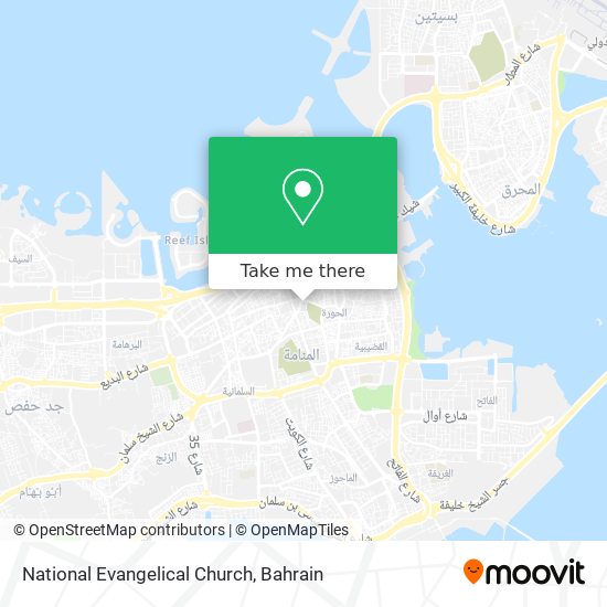 National Evangelical Church map