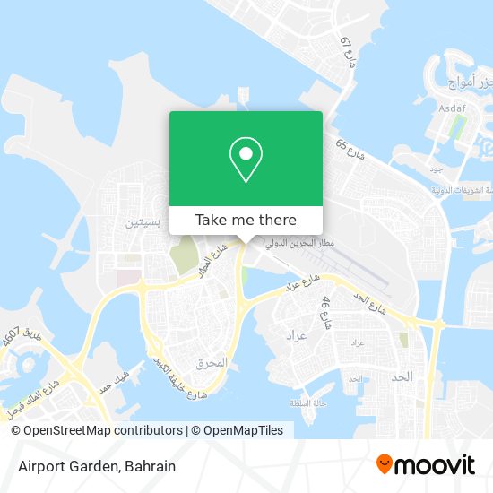 Airport Garden map
