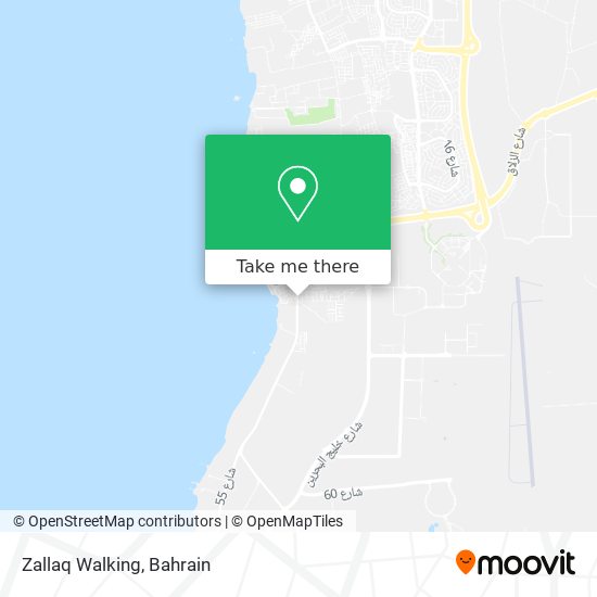 Zallaq Walking map