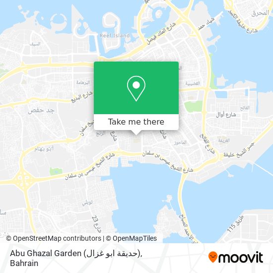 Abu Ghazal Garden (حديقة ابو غزال) map