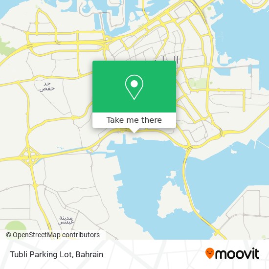 Tubli Parking Lot map