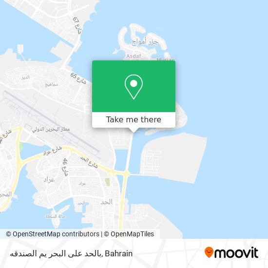 بالحد على البحر يم الصندقه map