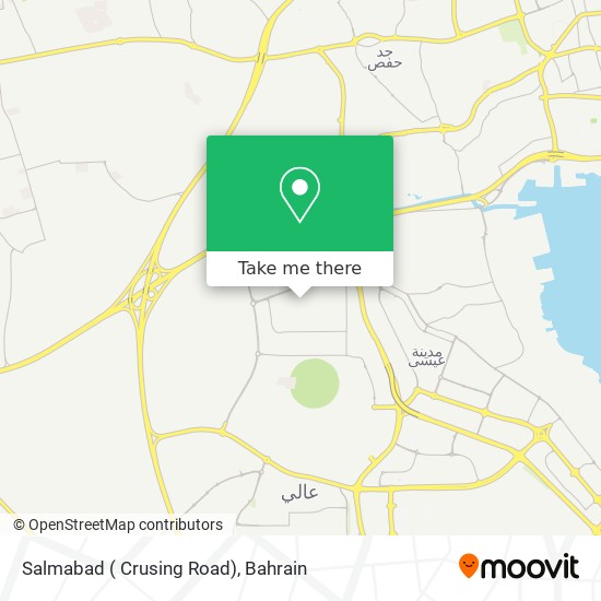 Salmabad ( Crusing Road) map