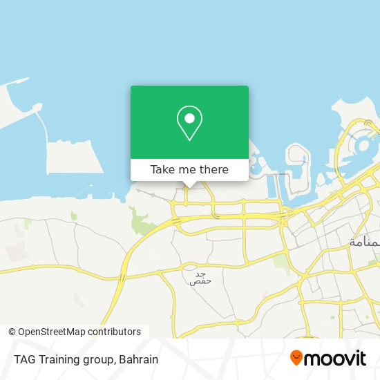TAG Training group map