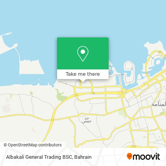 Albakali General Trading BSC map