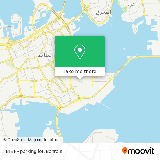 BIBF - parking lot map