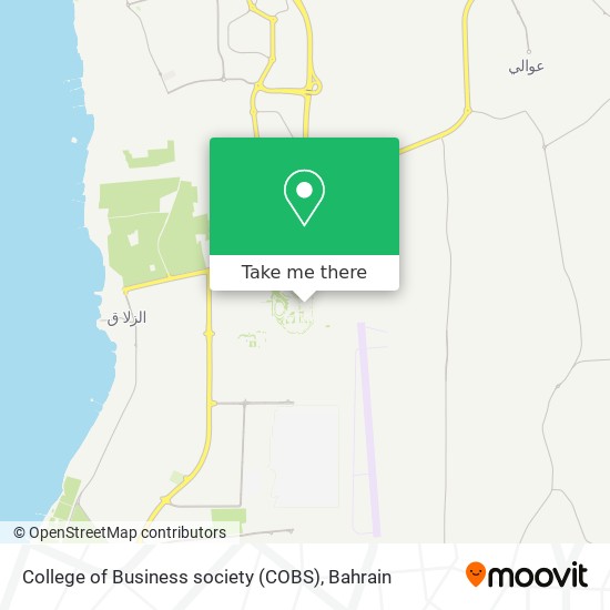 College of Business society (COBS) map