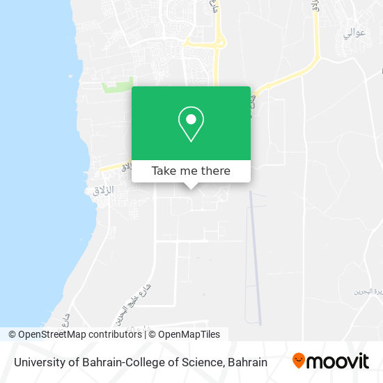 University of Bahrain-College of Science map