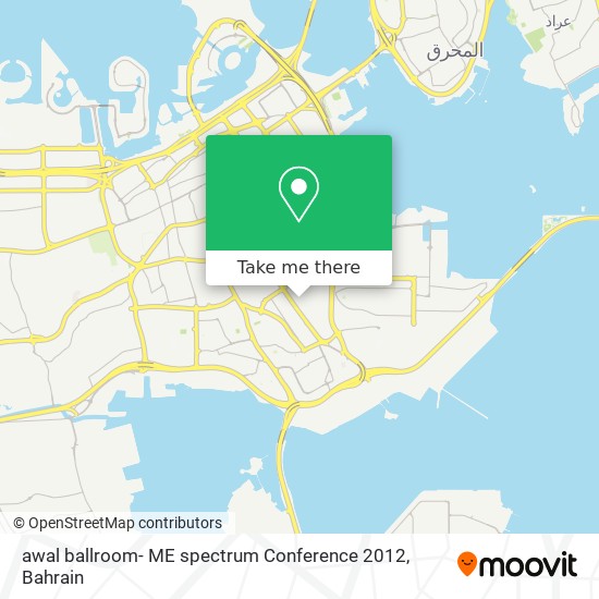 awal ballroom- ME spectrum Conference 2012 map