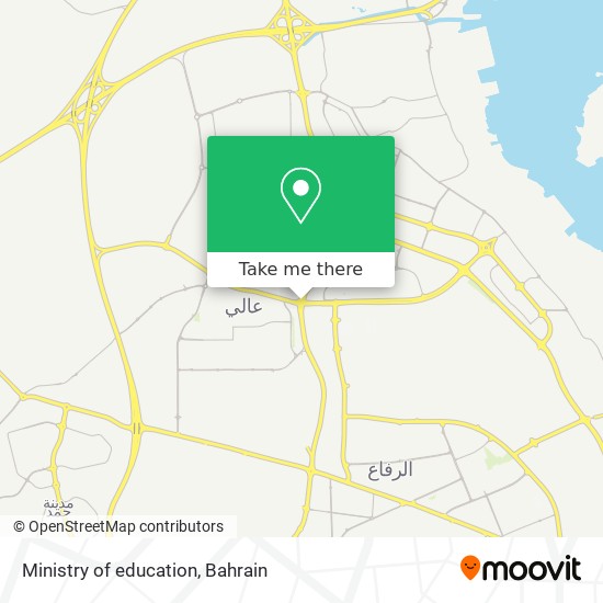 Ministry of education map