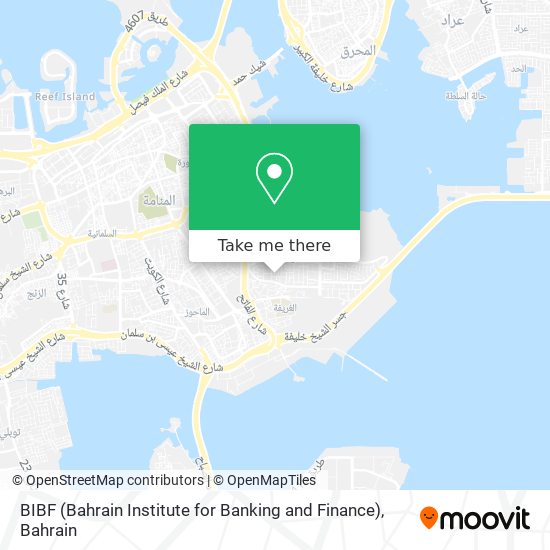 BIBF (Bahrain Institute for Banking and Finance) map