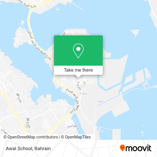 Awal School map