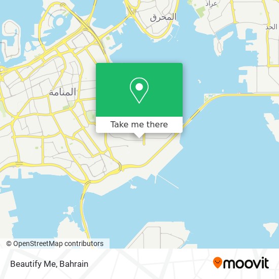 Beautify Me map