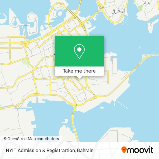 NYIT Admission & Registrartion map