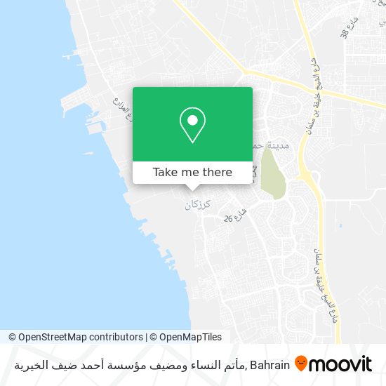 مأتم النساء ومضيف مؤسسة أحمد ضيف الخيرية map