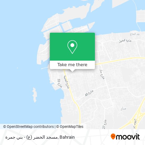 مسجد الخضر (ع) - بني جمرة map