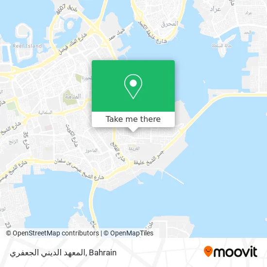المعهد الديني الجعفري map