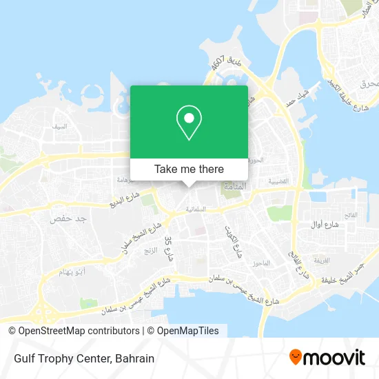 Gulf Trophy Center map