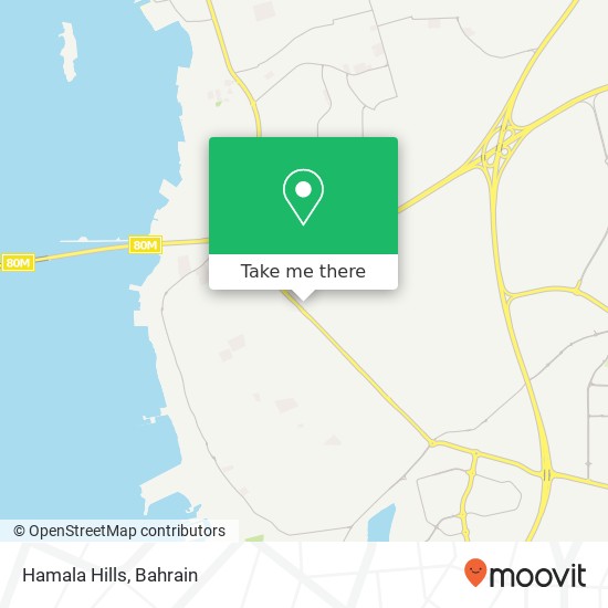 Hamala Hills map