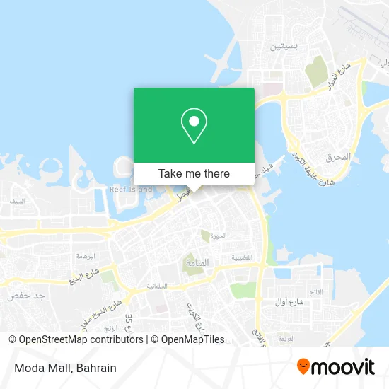 Moda Mall map