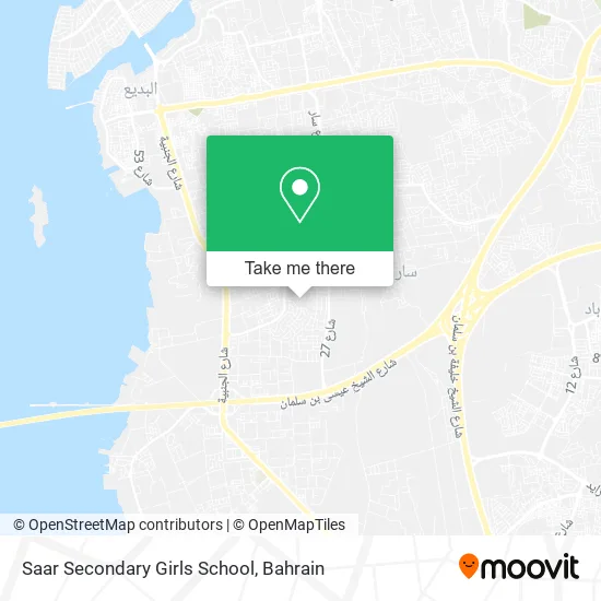 Saar Secondary Girls School map
