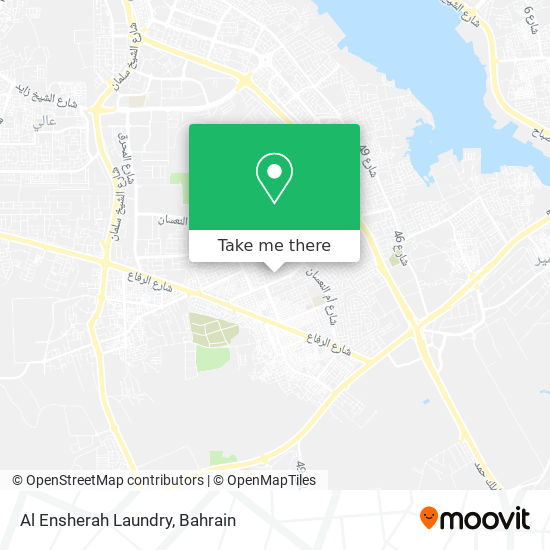 Al Ensherah Laundry map