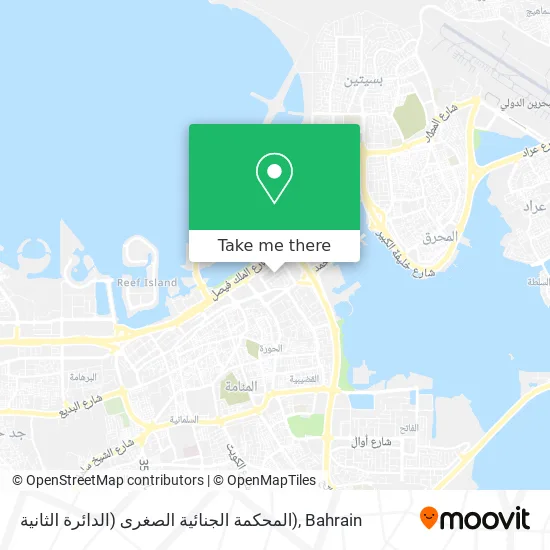 المحكمة الجنائية الصغرى (الدائرة الثانية) map