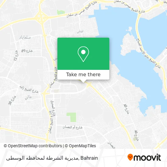 مديرية الشرطة لمحافظه الوسطى map