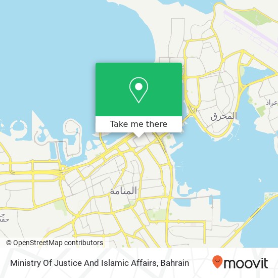Ministry Of Justice And Islamic Affairs map