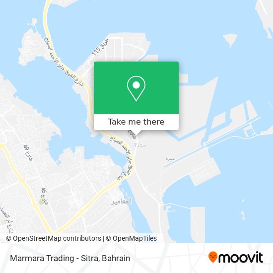 Marmara Trading - Sitra map