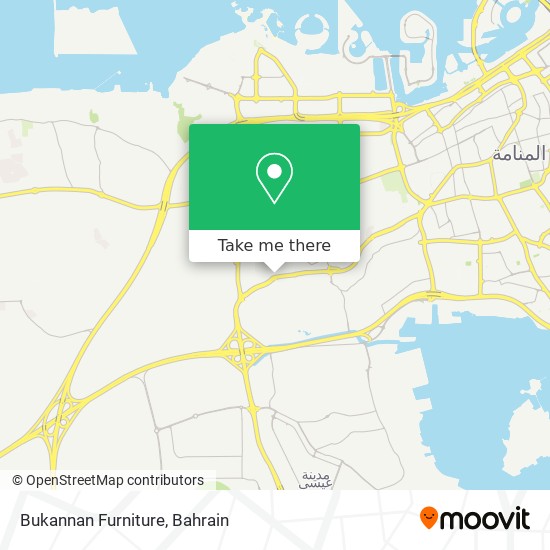 Bukannan Furniture map