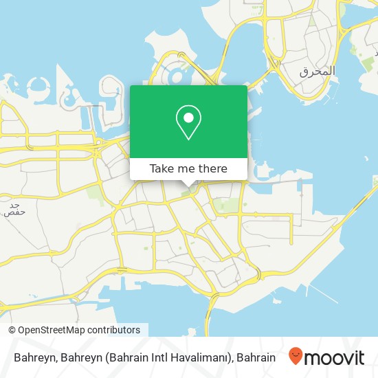 Bahreyn, Bahreyn (Bahrain Intl Havalimanı) map