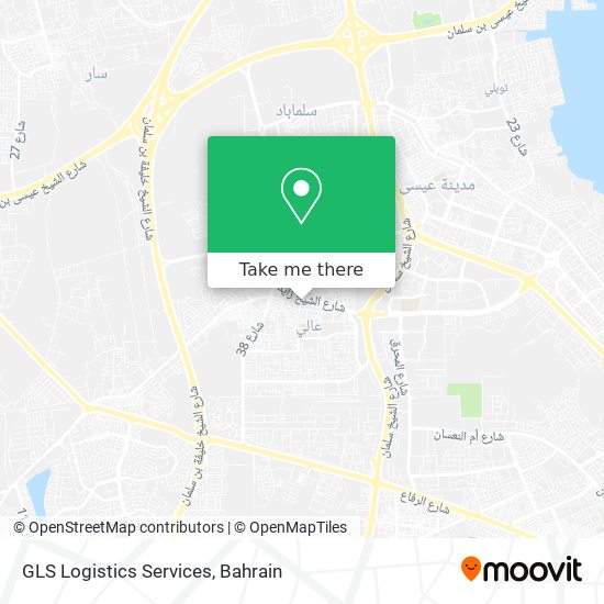 GLS Logistics Services map