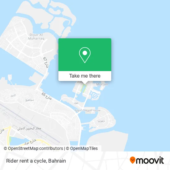 Rider Rent a Cycle map