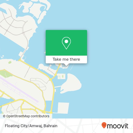 Floating City/Amwaj map