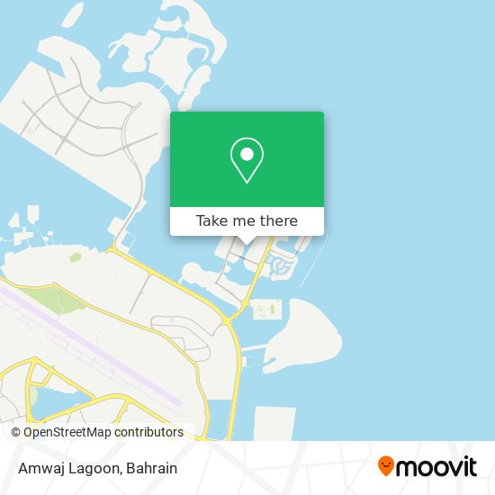 Amwaj Lagoon map