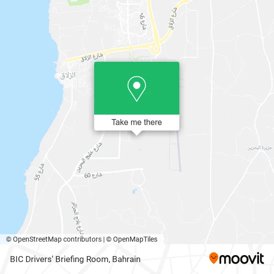 BIC Drivers' Briefing Room map