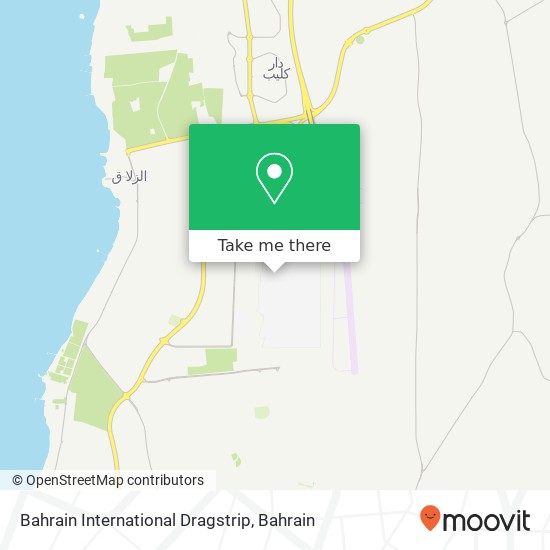 Bahrain International Dragstrip map