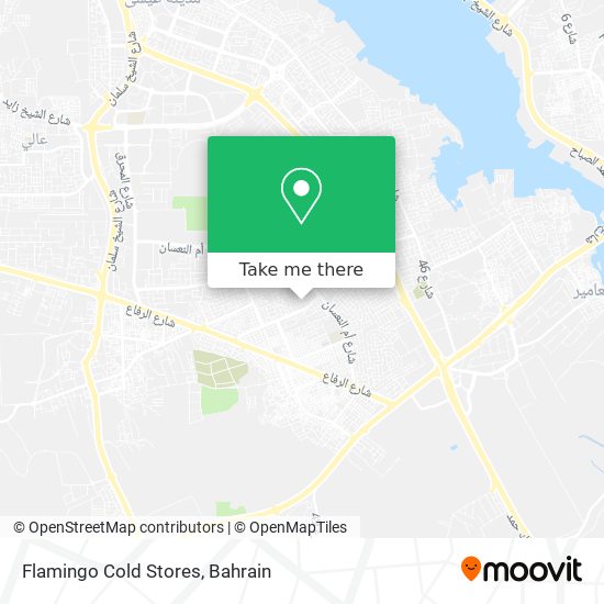 Flamingo Cold Stores map