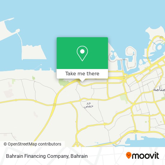 Bahrain Financing Company map