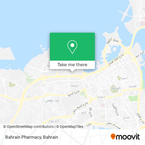 Bahrain Pharmacy map