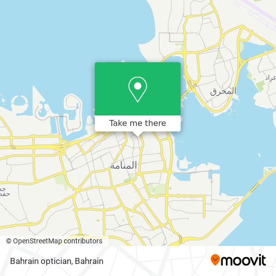 Bahrain optician map