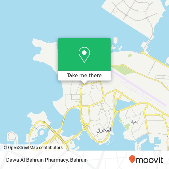 Dawa Al Bahrain Pharmacy map