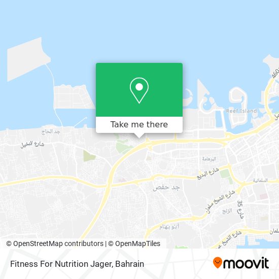 Fitness For Nutrition Jager map