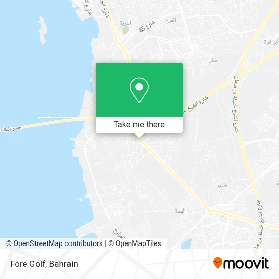Fore Golf map